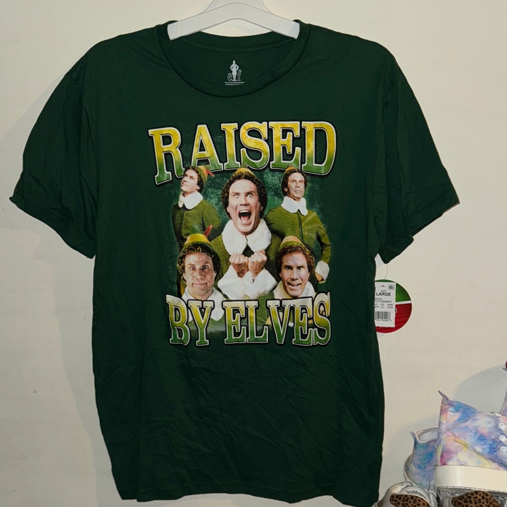 ELF Green Graphic Tee - Raised by Elves